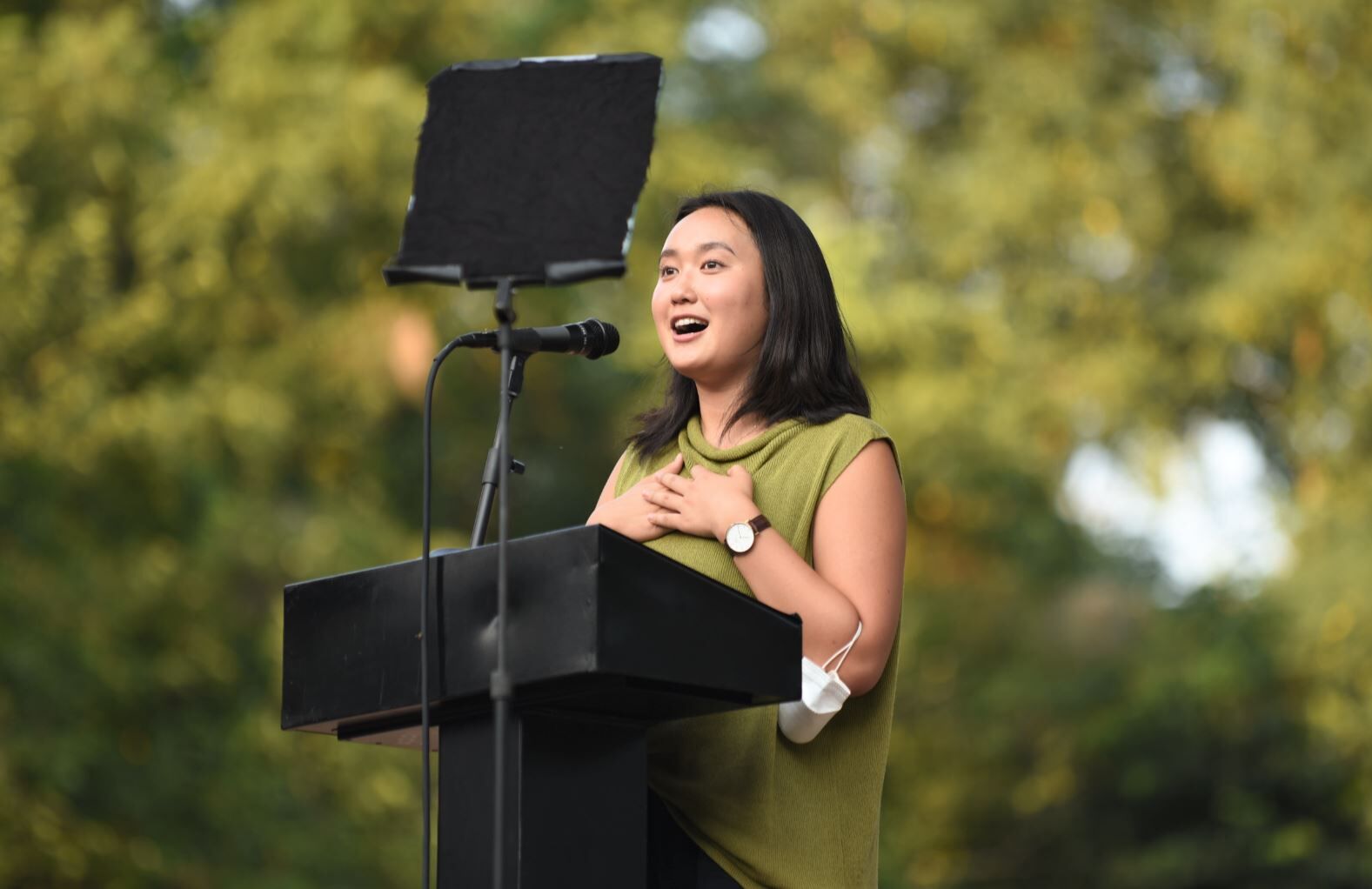 08/28/2021 Bernie Sanders Town Hall, Shannon Kang